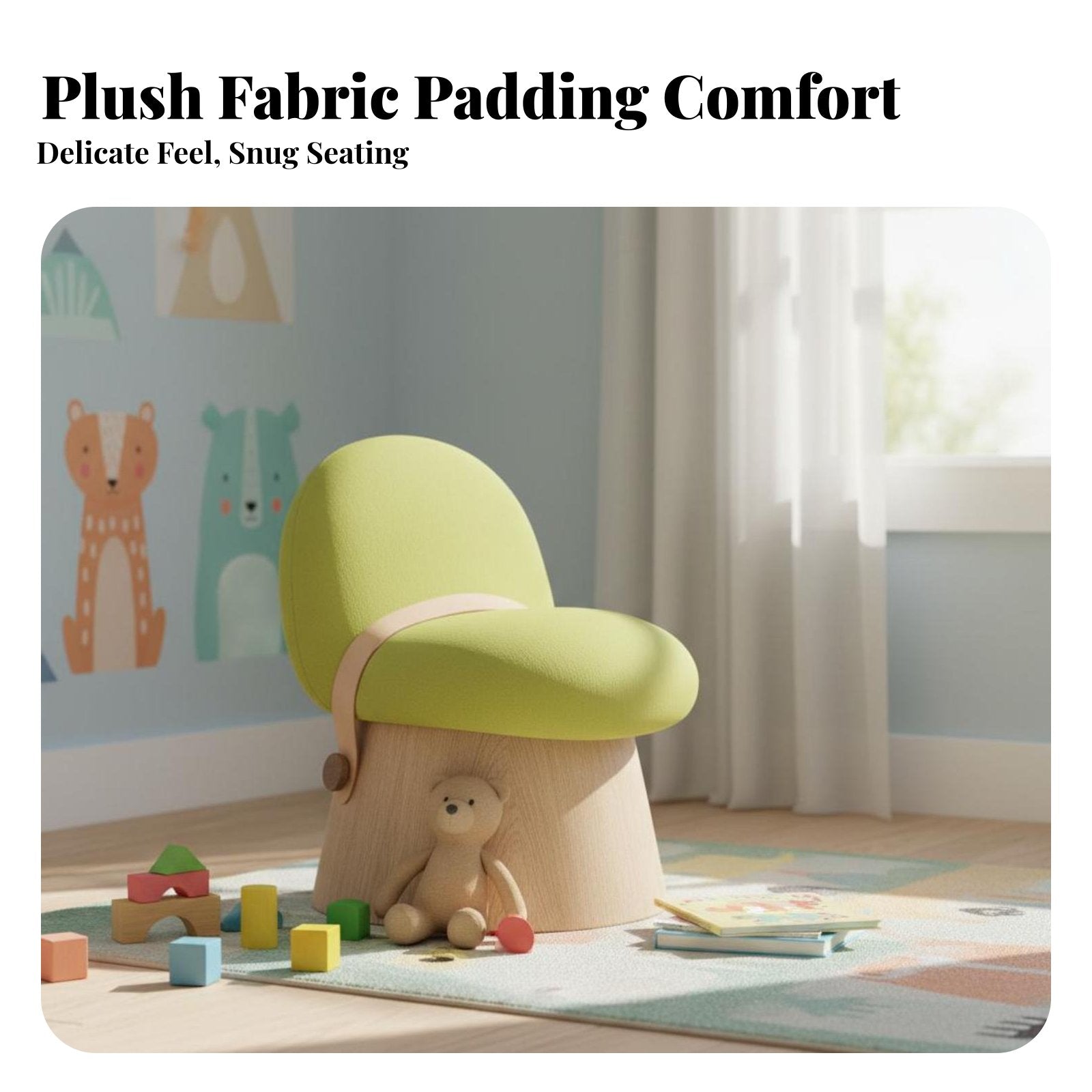 Sproutrear Kids Chair transformable 2-in-1 Design Upholstered child's Armchair