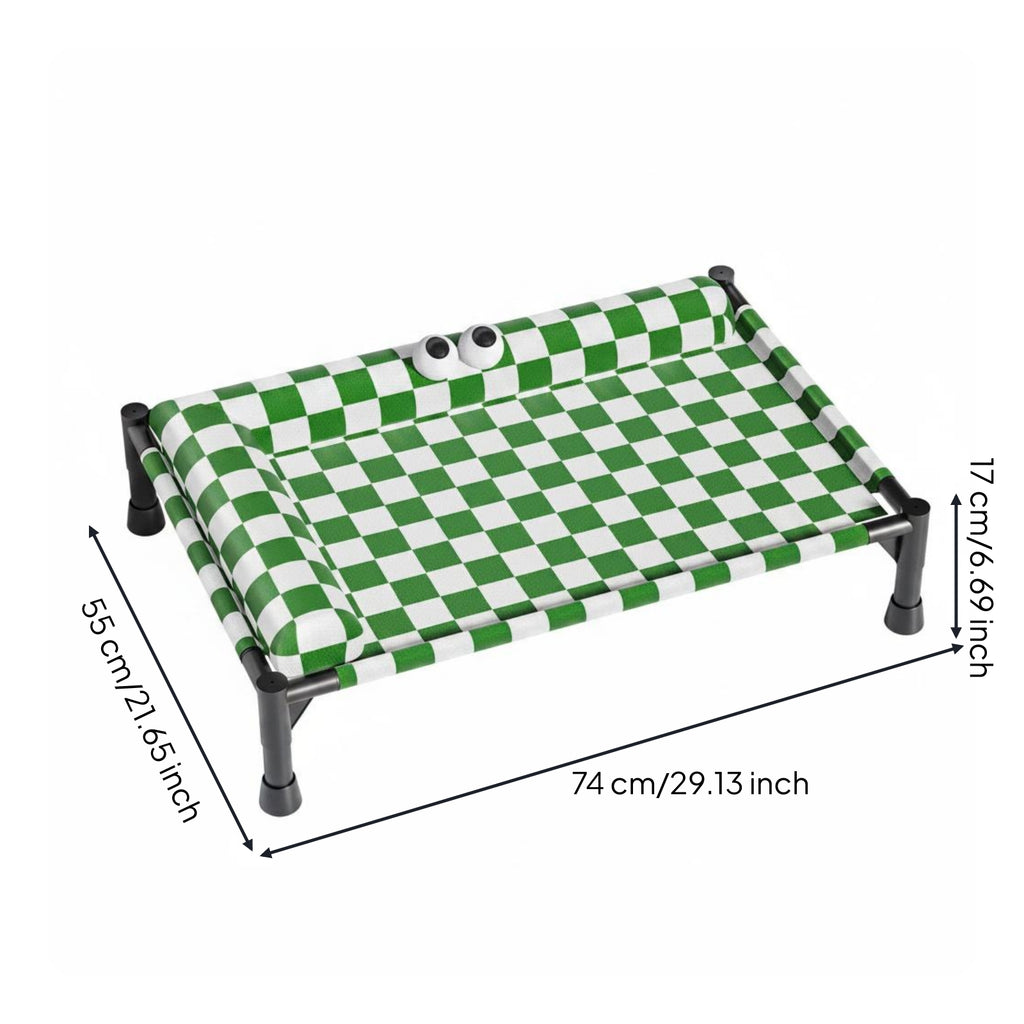 Dog Bed with Supportive Side Easy to Clean Supportive Side Pet Bed Printed