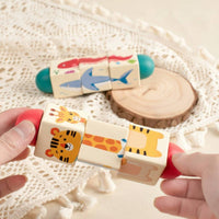 Twist and Match Toy Hand-Eye Coordination Rotating Piece Brainteaser for Infants