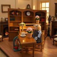 Poseable Miniature Doll Figures 1:12 Scale Articulated Doll Figure Posable