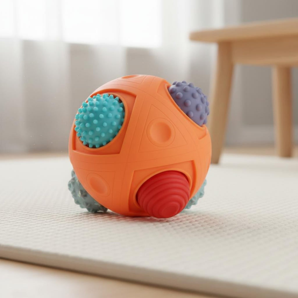 Textured Grip Ball Easy to Hold Textured Sensory Balls Press Balls for Infants