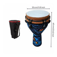 African Hand Drum Easy to Learn Bright Tone Percussion Instrument for Beginners