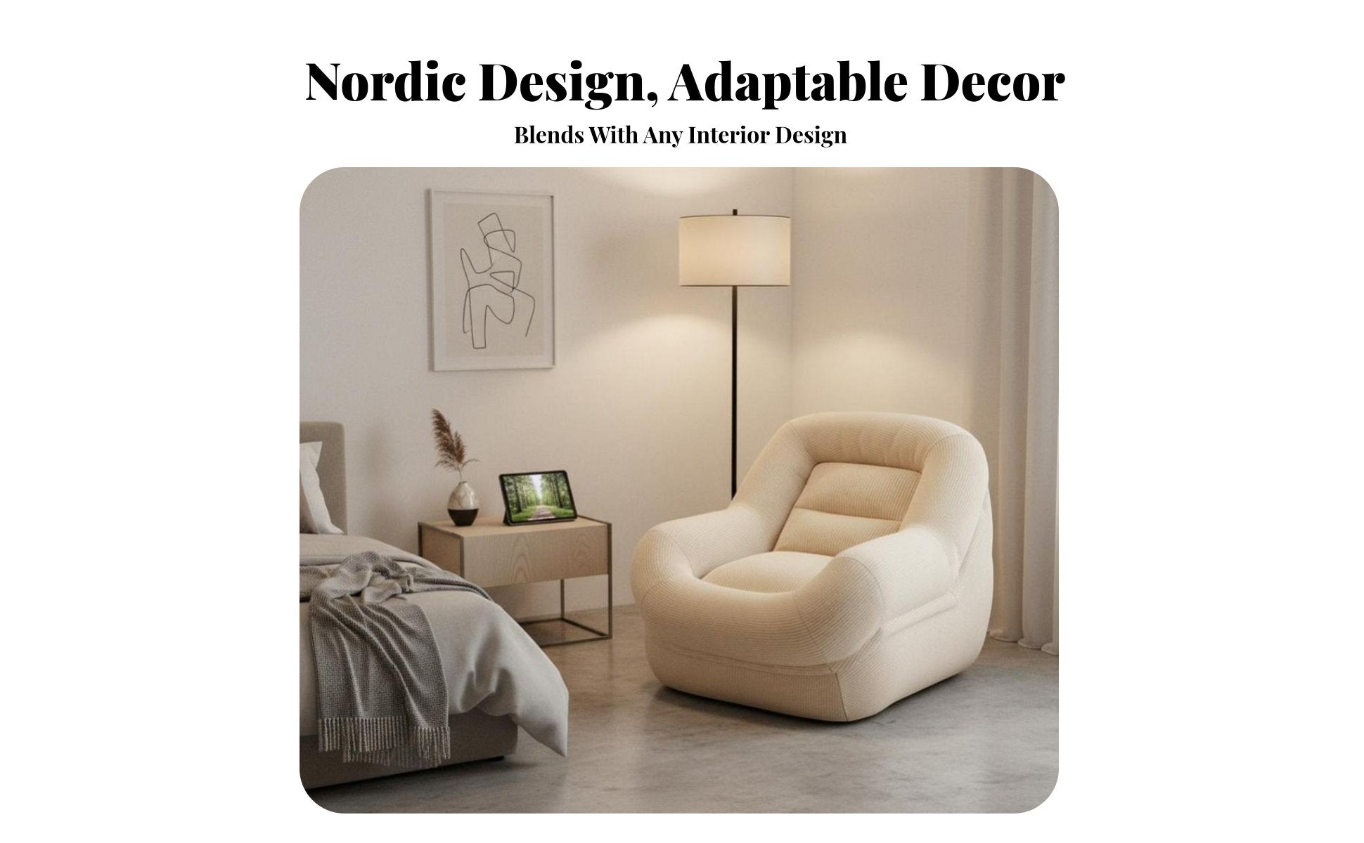 snug rest and relaxationsign Human-Sized Dog Bed super-soft Lazy Sofa assistanceive Raised Edges Lounge Seating Ergonomic assistance for Apartment Dwellers, Sturest and relaxationnts, Adults, Living Room, Bedroom, resting, perusing alcove