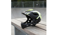 Children's Full Coverage Face Helmet Expanded Polystyrene Foam Shell Children Bike Helmet Breathable Protection for Skateboarding