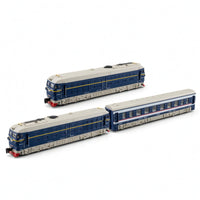 3 Pieces Alloy Train Model Openable Doors Electric Toy Train Printed Side Panels