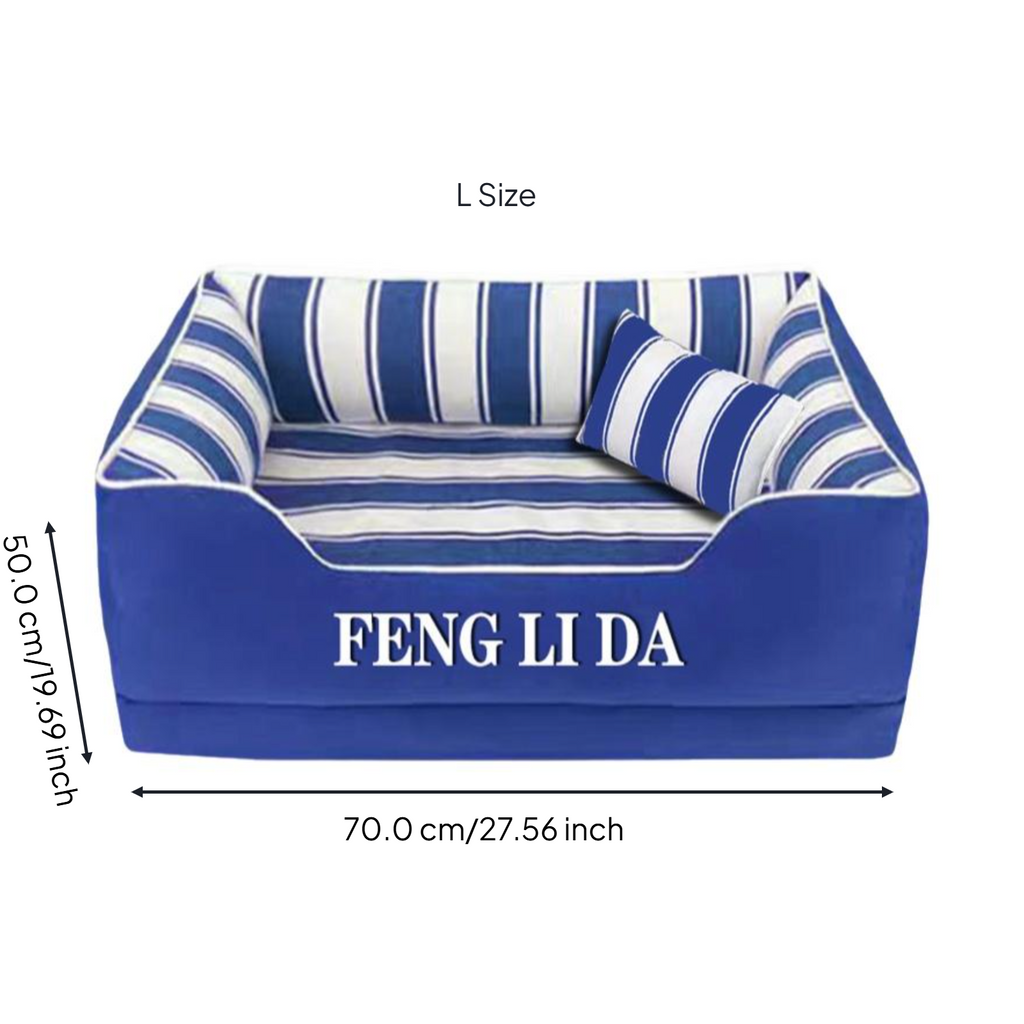 Washable non-slip pet bed