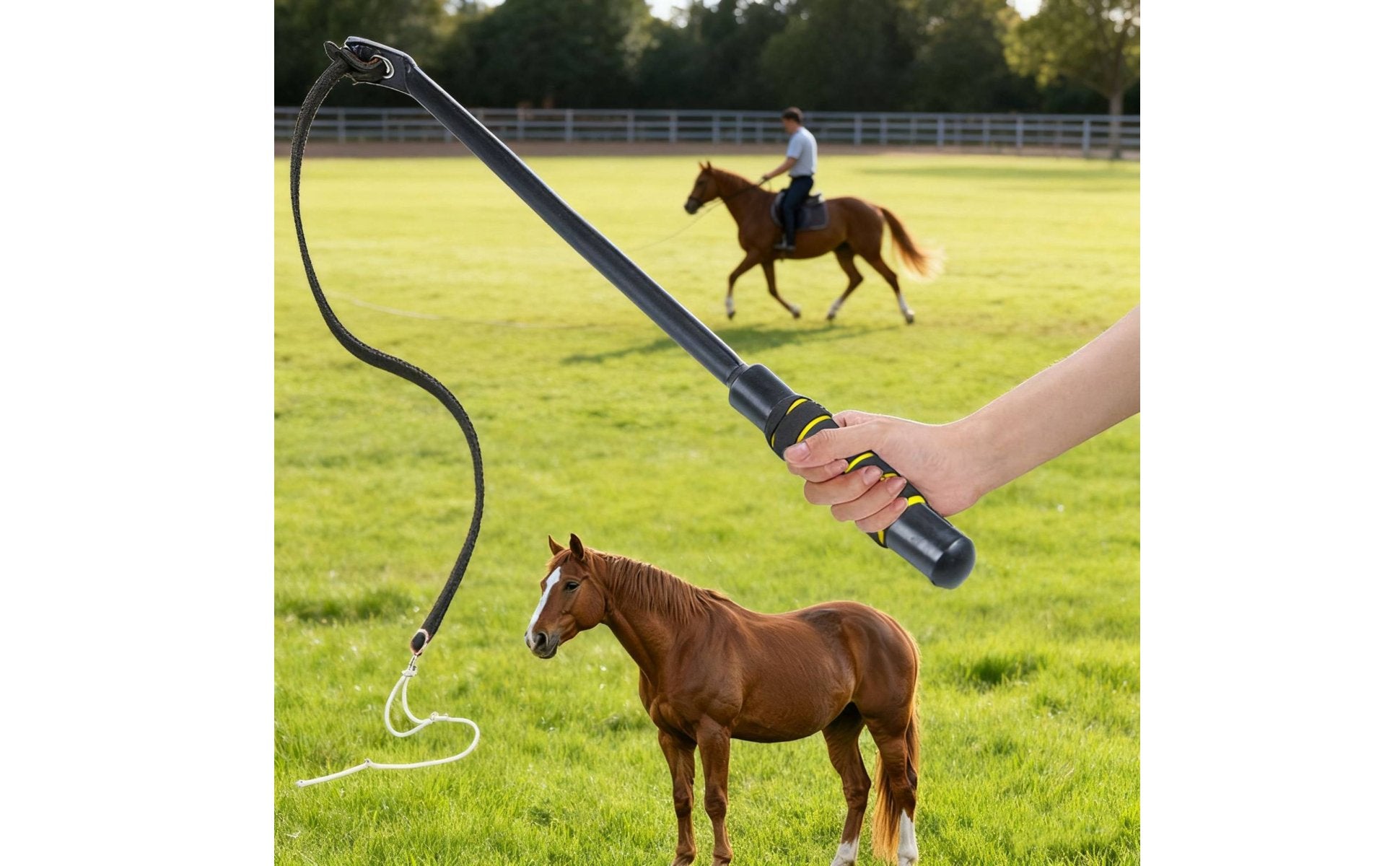 Horse Training Rod Versatile Creature Gear Flexible for Pasture