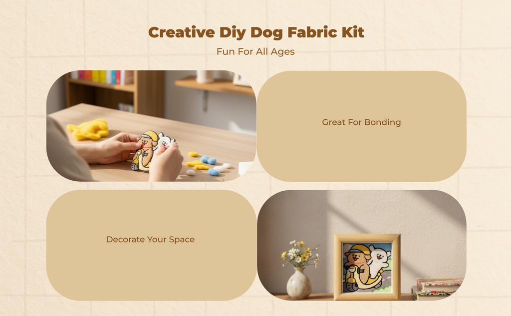 Wool Puppy Needle Felting Kit
