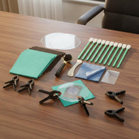 28 Pieces Trading Card Cleaning Kit Complete Card Maintenance Accessories Set