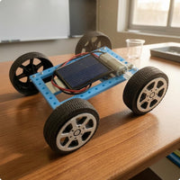 Solar Powered Car Assembly Kit Educational DIY Solar Vehicle Easy to Assemble