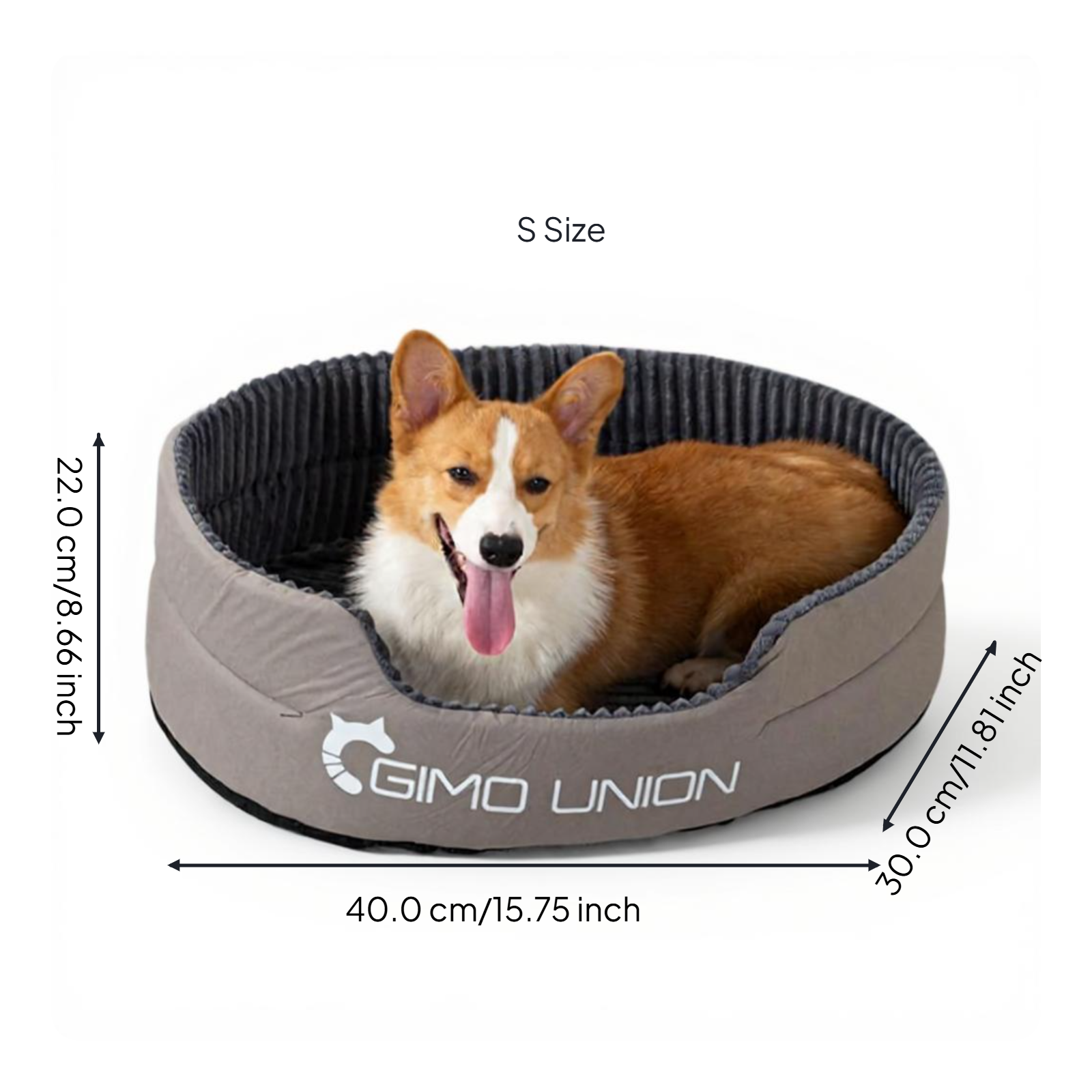 Orthopedic washable dog bed