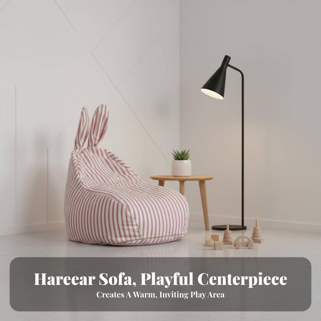 kids' Bean Bag Chair Nordic the childrene creature Character Pouf Comfortable Seating launderable Cover for Parents
