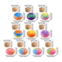 Bun-Shaped Matte Dumpling Sensory Play