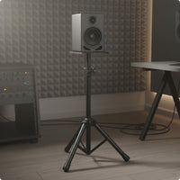 Studio Speaker Stand Heavy Duty Floor Speaker Stand Non-Slip Pad Pair of Speakers Stands for Professionals, Audio Room