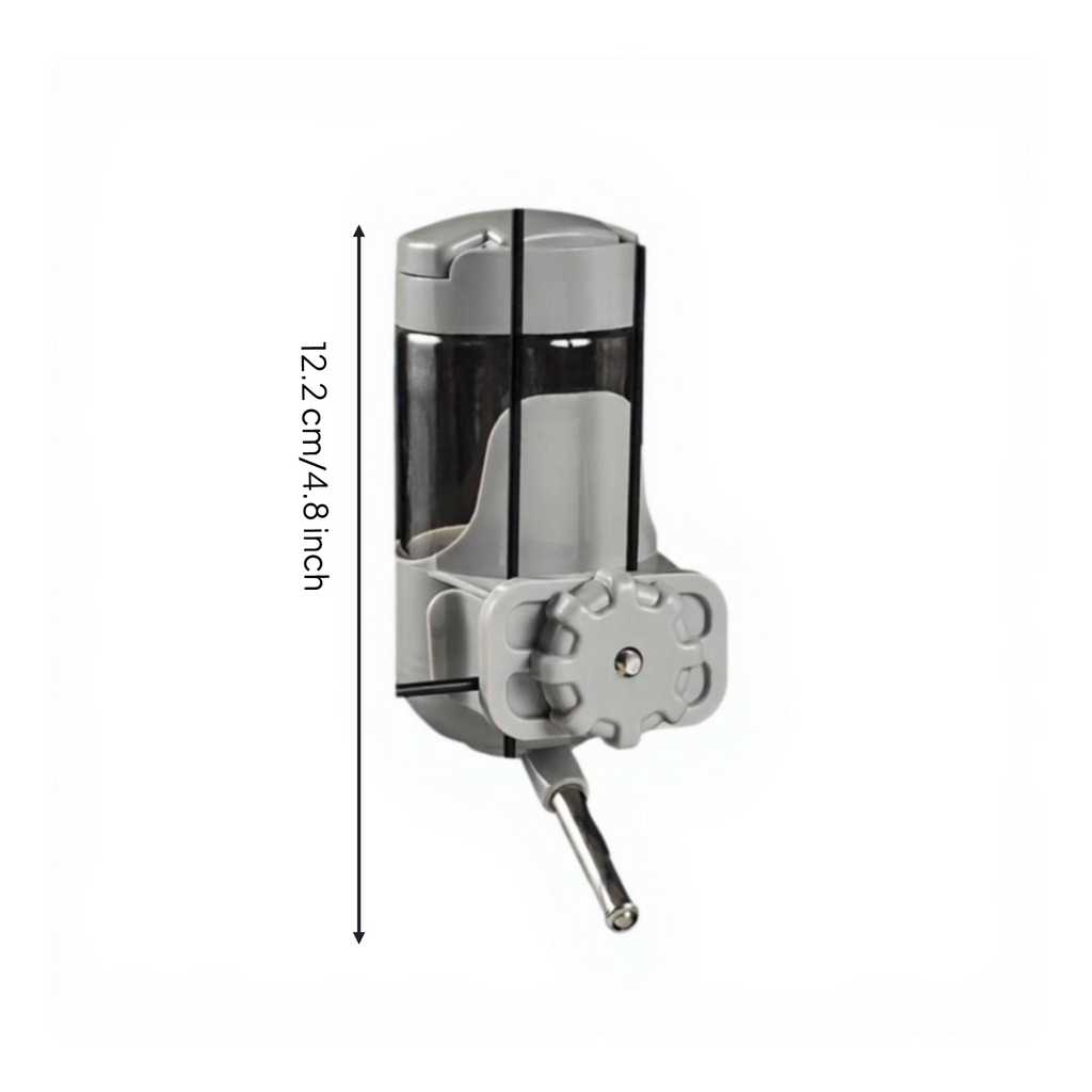 Dog Water Dispenser, Hanging Automatic Pet Water Bottle, Leak-resistant Rolling sphere Spout, Enclosure Hydration