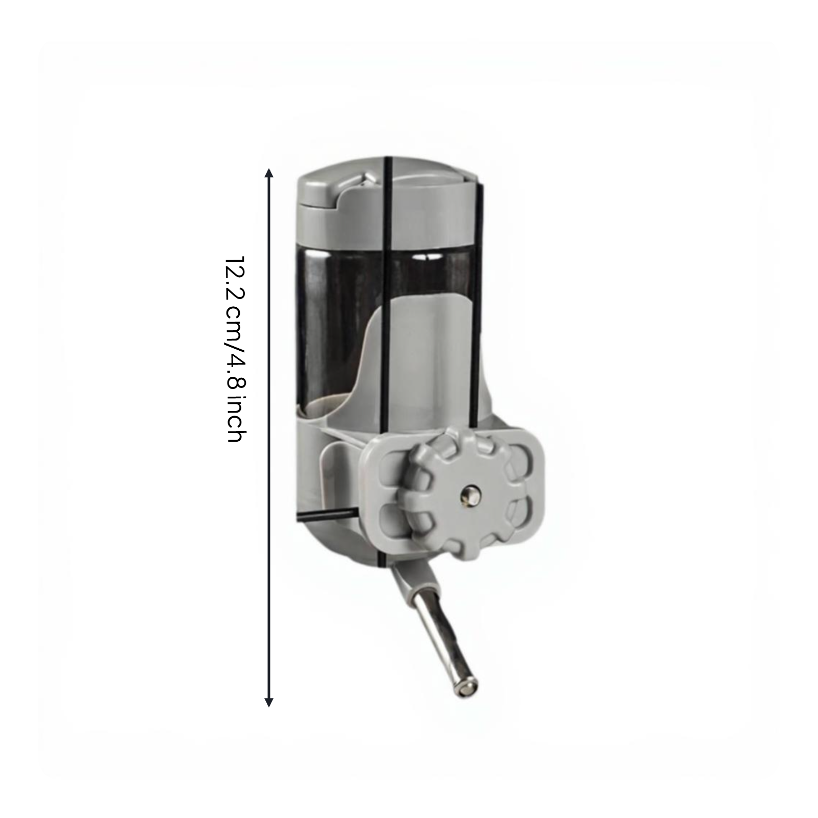 Dog Water Dispenser, Hanging Automatic Pet Water Bottle, Leak-resistant Rolling sphere Spout, Enclosure Hydration