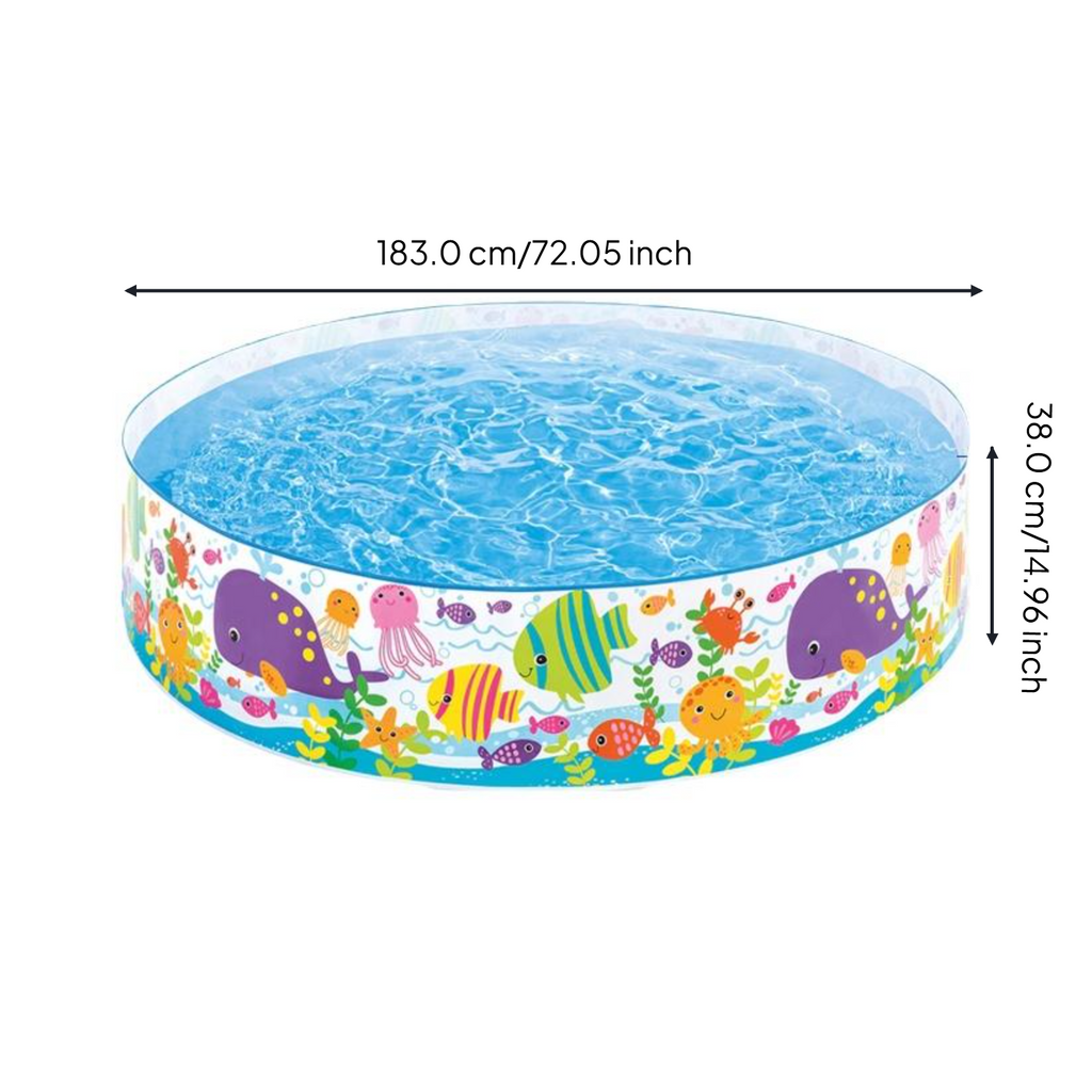 Foldable Hard Plastic Dog Pool, Leak-Resistant, Portable