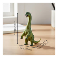 Small Dinosaur Figure Highly Detailed Solid Dinosaur Figurine Animal Model for Collectors