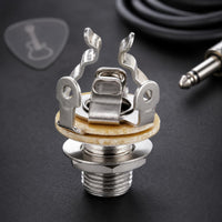 Panel Mount Audio Socket Hex Nut Electronic Part Copper Contact