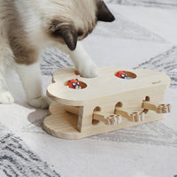 Feline Whack a Rodent Toy Long-Lasting Interactive Feline Toy No Assembly