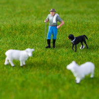 1:64 Scale Figure Lifelike Textures Miniature Scene Person High Precision