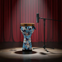 12 Inch Hand Drum Lightweight Butterfly Print Hand Drum Wide Tone Range Percussion Instrument for Beginners, Practice