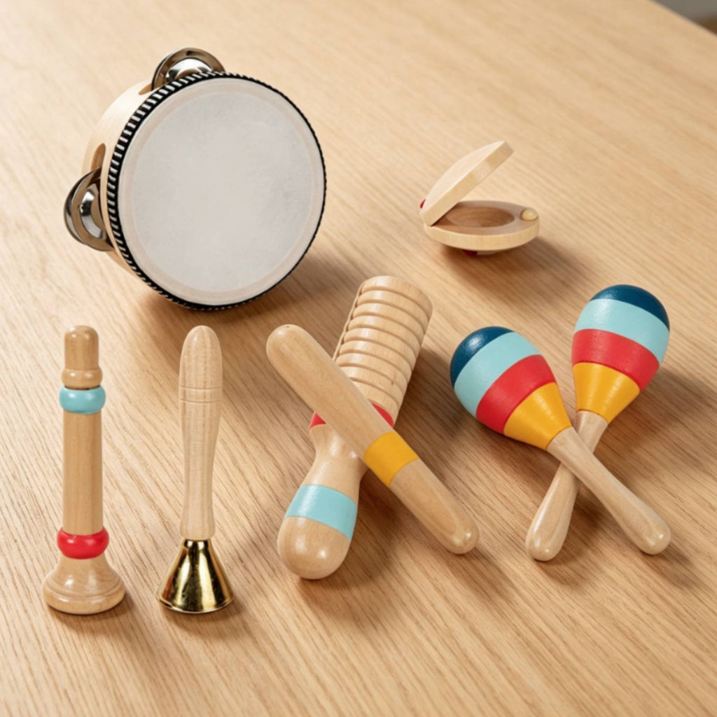 Musical Instrument Set Educational Infant Drum Toy Educational Kids Instrument Set for Early Learning