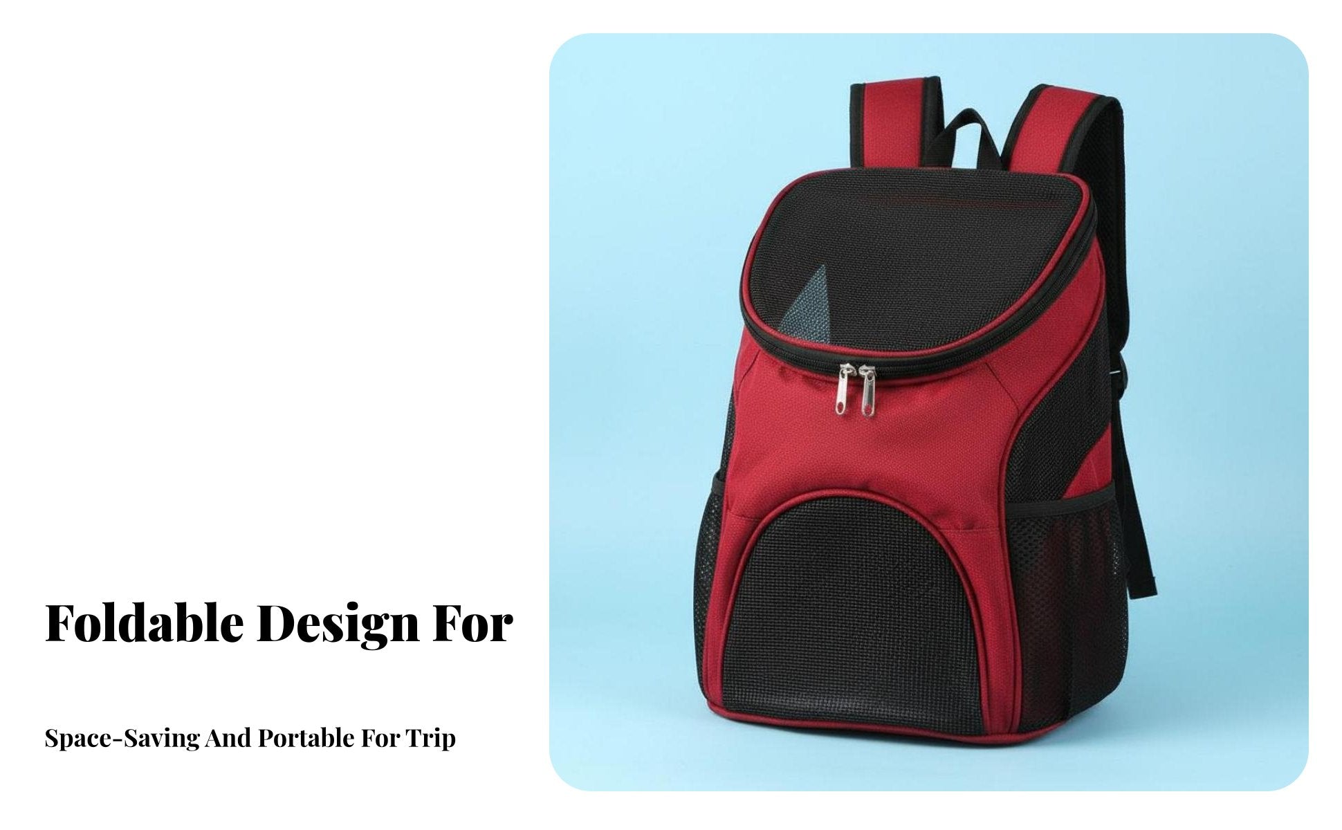 transparent portal packpack Foldable creature packpack Breathable for Outdoor, Travelers