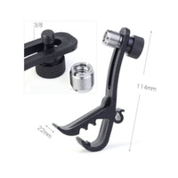 Drum Rim Mic Clamp Easy to Install Audio Pickup Securing Clip Sturdy