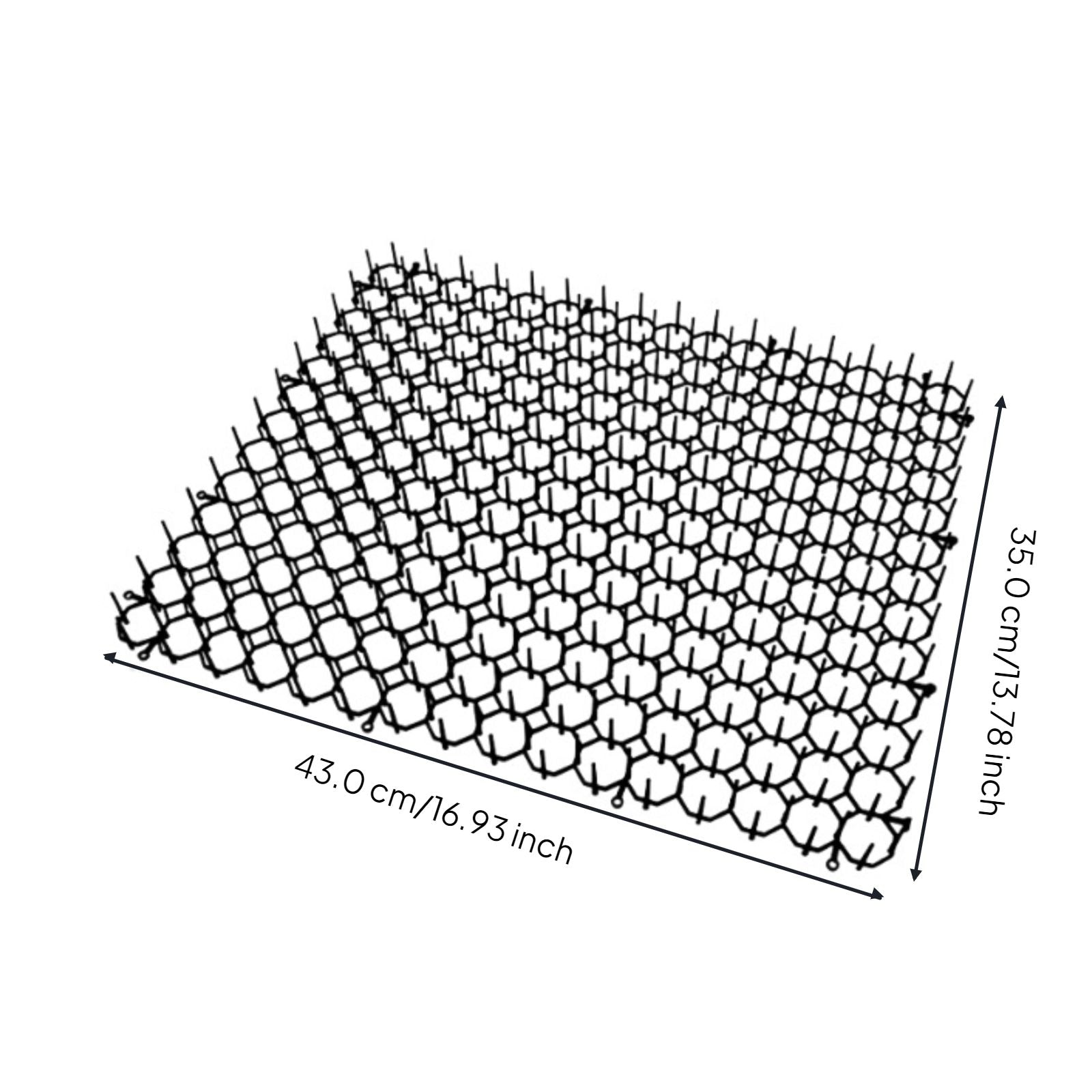 Cat Deterrent Mat, repelCat Prong Mat, Furniture Protector, Pet Training, Flexible Plastic, Indoor Outdoor