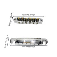 Tune-O-Adjustable Roller Bridge Reduces String Breakage Musical Instrument