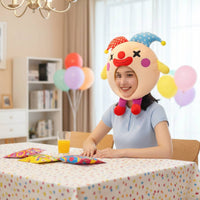 Soft Fabric Clown Costume Headpiece Halloween Soft Fabric Clown Headpiece Party