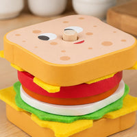 Play Quick-Service Restaurant Set Multi-Piece Toy Hamburger Meal Hand-Eye