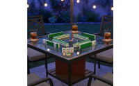 160 Tiles Acrylic Crystal Mahjong Tiles Stylish Design Acrylic Mahjong Tile Set and Shockproof for Family Gatherings