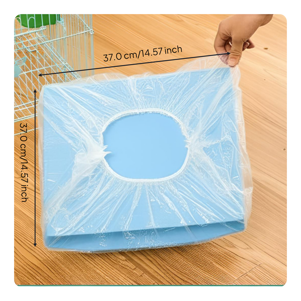 Odor-control absorbent cage liners