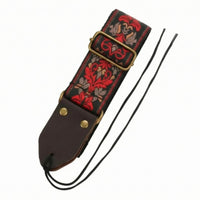 Embroidered Guitar Strap Thick Guitar Strap Long-Lasting Stitching