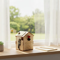 Wooden Rain Monitor Kit Hands-on Assembly Rain Alarm Model Practical Learning