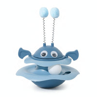 Spring Antenna Cat Toy Wing-Shaped Bee Cat Toy Wobbling