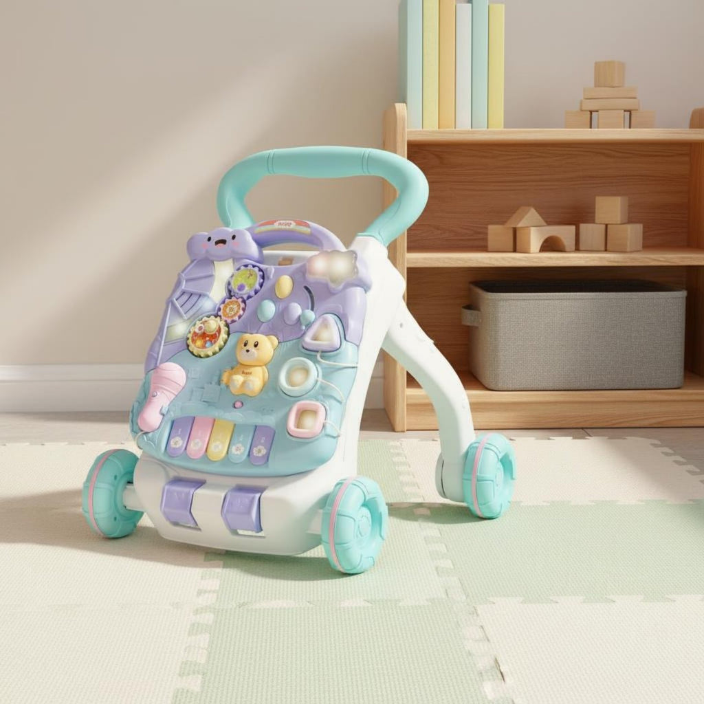 Sit-to-Stand Learning Mobility Aid Weightable 2-in-1 Baby Mobility Aid