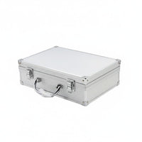 Locking Hard Case Reinforced Corners Aluminum Briefcase Portable for Storage