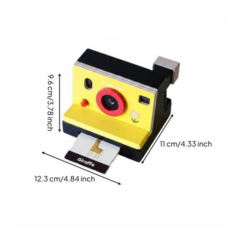 14 Pieces Wooden Camera Play Set Search-and-Find Activities Wooden Camera Toy