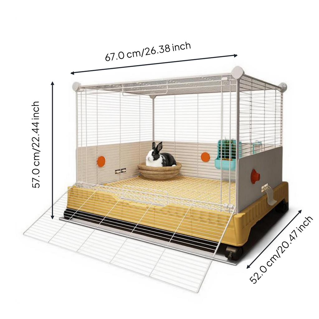 Leakproof large hare hutch
