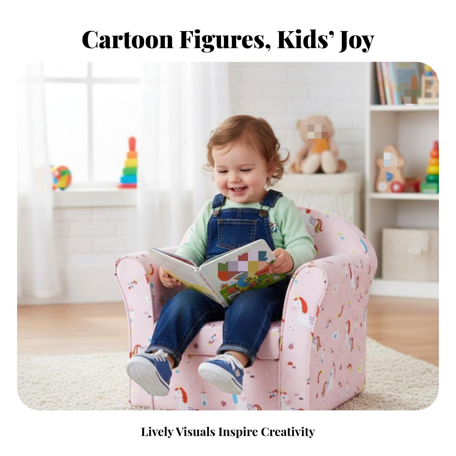 Dinosaur Character Chair Cartoon Design kids' Furniture firm density Foam