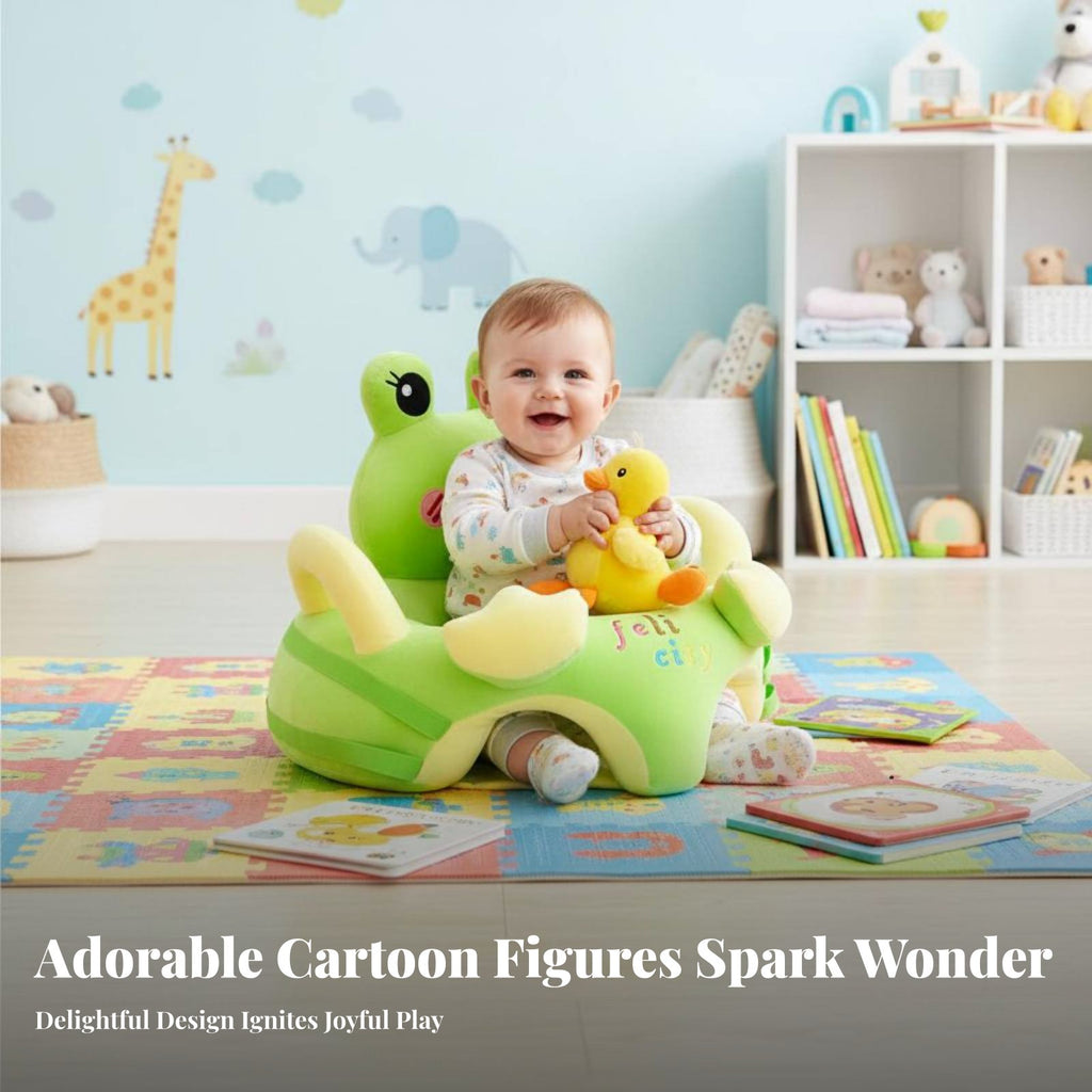 CreatureShaped Sitting Learning Aid Skin-Friendly Baby Floor Seat Non-Slip