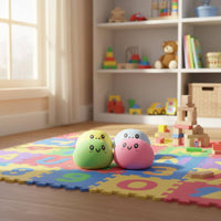 4 Pieces Steamed Bun Toy Rounded Cartoon Figure Long-Lasting