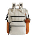 Diaper Backpack Multi-Functional Large Capacity Parent Tote Textile Waterproof Infant Changing Bag for Parents