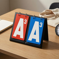 Guandan Score Board Spiral Binding Flip Score Board Red and Blue Cards