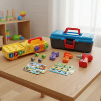 Interactive Learning Toolbox Safe Large Parts for Young Children, Preschoolers
