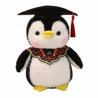 Doctor Penguin Stuffed Toy Cute Graduation Penguin Stuffed Toy Soft for Girls