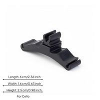 Violin Pickup Clip Adjustable Instrument Mic Clip Stable for Stage, Musicians